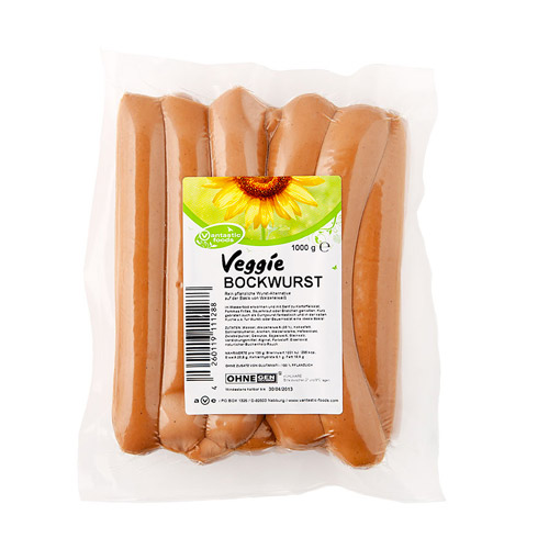 Salchichas veganas cocidas paquete grande