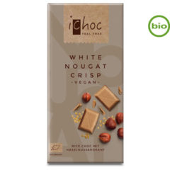 Chocolate blanco con avellanas crocante iChoc