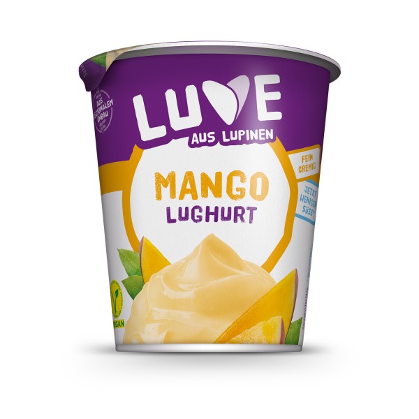 Sustituto vegano del yogur de mango de made with luve